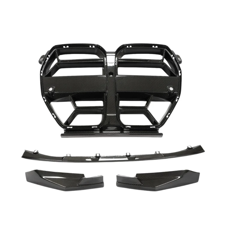 ZESTAW ZDERZAKA PRZEDNIEGO GRILL DOKŁADKA CARBON FLOW M3 G80 G81 M4 G82 G83