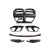 ZESTAW ZDERZAKA PRZEDNIEGO CARBON GRILL DOKŁADKA ACC M3 G80 G81 M4 G82 G83