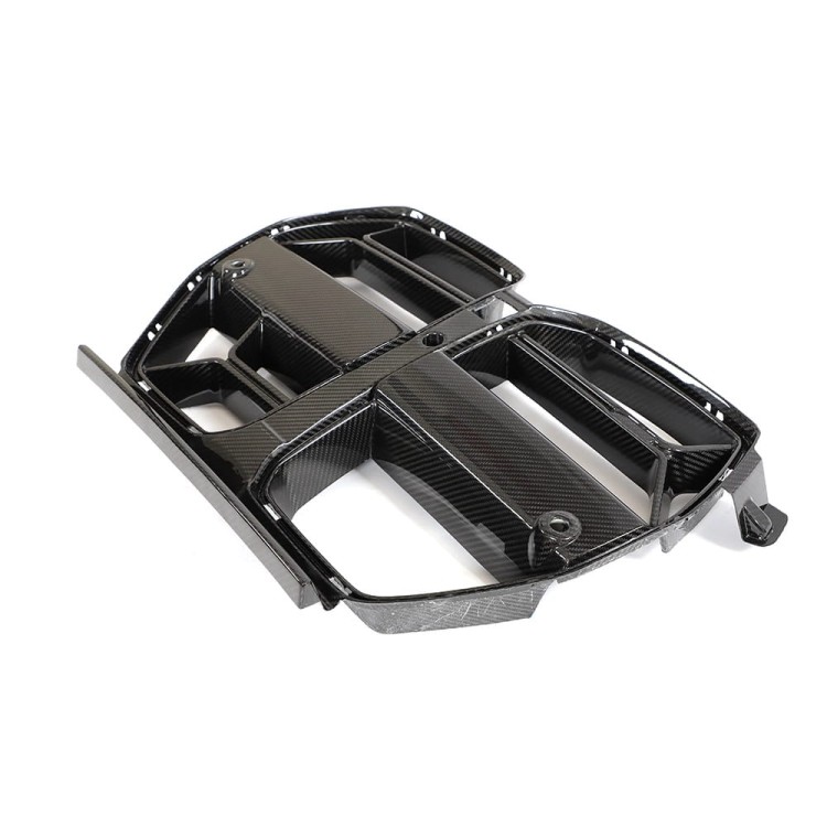ZESTAW ZDERZAKA PRZEDNIEGO GRILL WLOTY CARBON ACC M3 G80 G81 M4 G82 G83