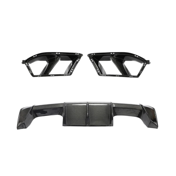 ZESTAW CARBON DYFUZOR WLOTY POWIETRZA BMW M3 G80 G81, M4 G82 G83