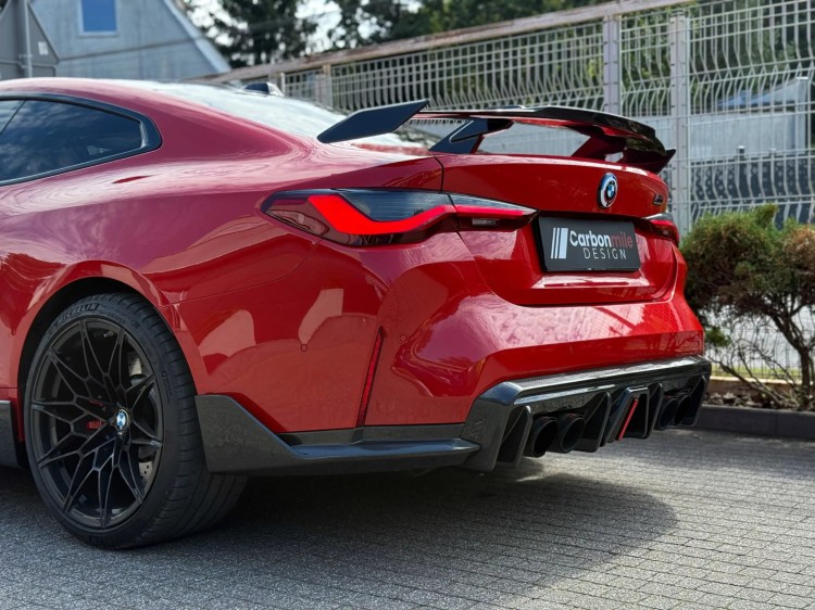 SPLITTER WINGLETS CARBON TYLNEGO ZDERZAKA BMW M4 G82 G83