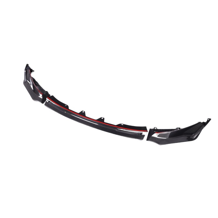 SPLITTER PRZEDNIEGO ZDERZAKA CARBON V STYLE BMW M3 G80 G81 M4 G82