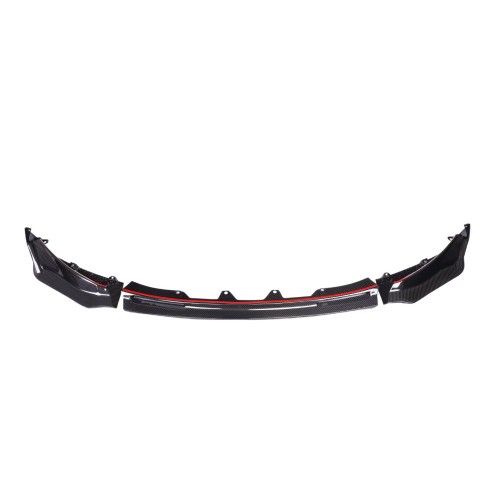 SPLITTER PRZEDNIEGO ZDERZAKA CARBON V STYLE BMW M3 G80 G81 M4 G82