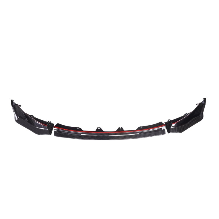 SPLITTER PRZEDNIEGO ZDERZAKA CARBON V STYLE BMW M3 G80 G81 M4 G82