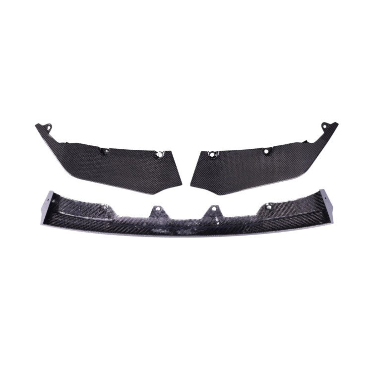SPLITTER PRZEDNIEGO ZDERZAKA CARBON V STYLE BMW M3 G80 G81 M4 G82