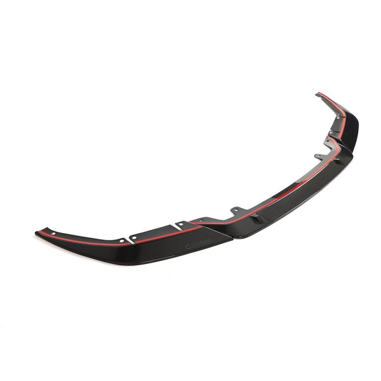 SPLITTER DOKŁADKA ZDERZAKA PRZEDNIEGO CARBON CM STYLE BMW M5 F90 LCI