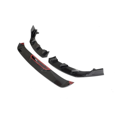 SPLITTER DOKŁADKA PRZEDNIEGO ZDERZAKA CARBON CM STYLE BMW M2 G87