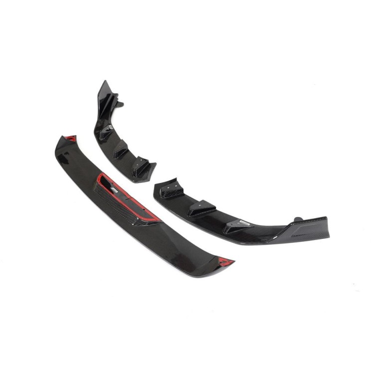 SPLITTER DOKŁADKA PRZEDNIEGO ZDERZAKA CARBON CM STYLE BMW M2 G87