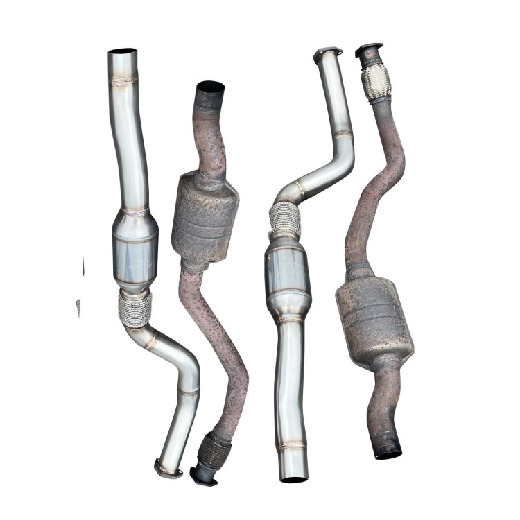 AUDI S4 B8 S5 8T 3.0 TFSI KOMPRESOR FRONTPIPE TŁUMIK ROZPRĘŻAJĄCY
