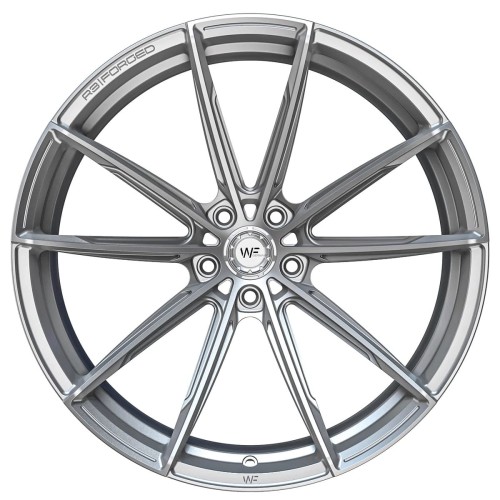 WHEELFORCE WHEELS MODEL: RACE.THREE 21X11 ET12 5X112 FROZEN SILVER