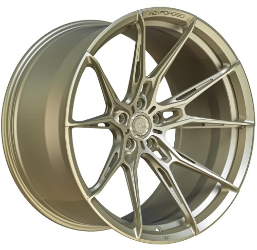 WHEELFORCE WHEELS MODEL: RACE.TWO 19X9 ET44 5X112 LIGHT GOLD
