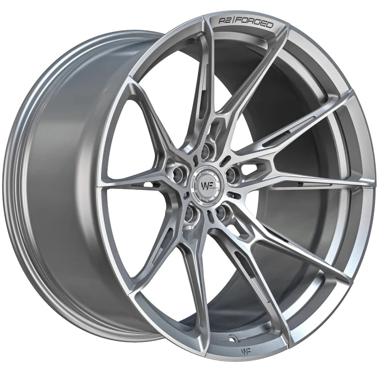 WHEELFORCE WHEELS MODEL: RACE.TWO 19X9 ET44 5X112 FROZEN SILVER RS3 8V/TTRS