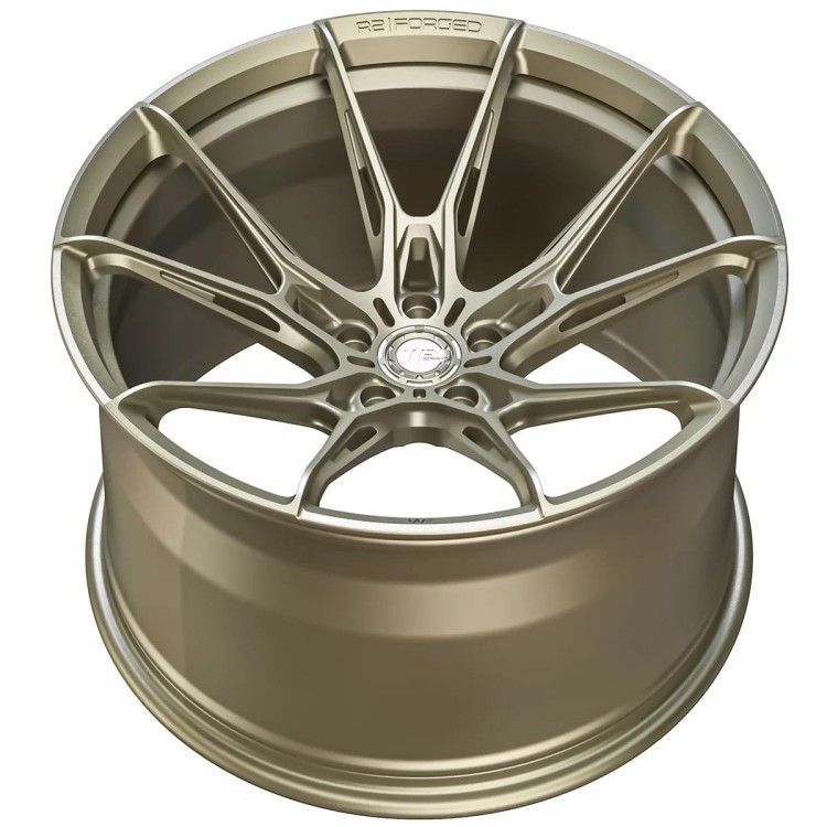 WHEELFORCE WHEELS MODEL: RACE.TWO 19X9 ET44 5X112 LIGHT GOLD