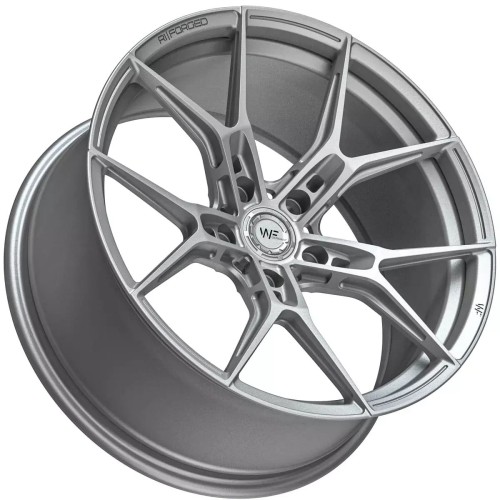 WHEELFORCE WHEELS MODEL: RACE.ONE 19X9 ET44 5X112 FROZEN SILVER