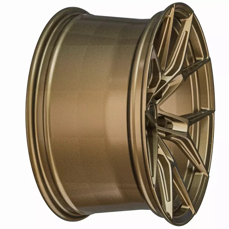WHEELFORCE WHEELS MODEL: RACE.ONE 19X9 ET44 5X112 SATIN BRONZE