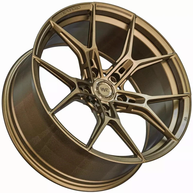 WHEELFORCE WHEELS MODEL: RACE.ONE 19X9 ET44 5X112 SATIN BRONZE