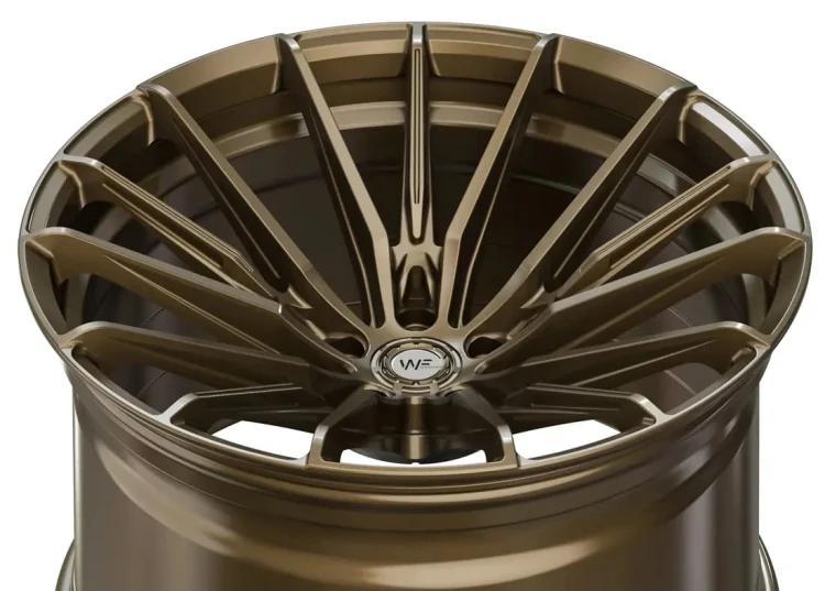 WHEELFORCE WHEELS MODEL: CF.4-FF R 20X9.5 ET16 5X120 SATIN BRONZE