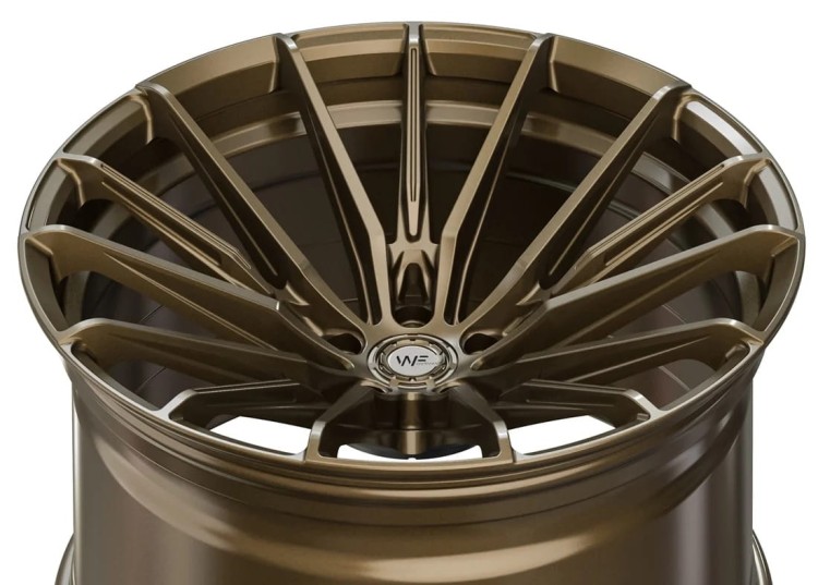WHEELFORCE WHEELS MODEL: CF.4-FF R 20X10.5 ET14 5X112 SATIN BRONZE