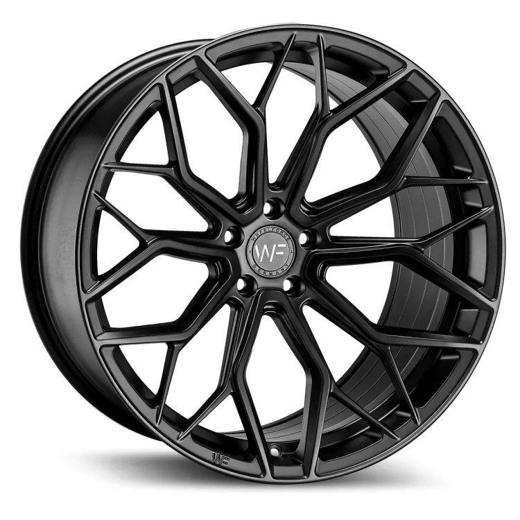 WHEELFORCE WHEELS MODEL: HE.1-FF 20X10.5 ET42 5X112 DEEP BLACK