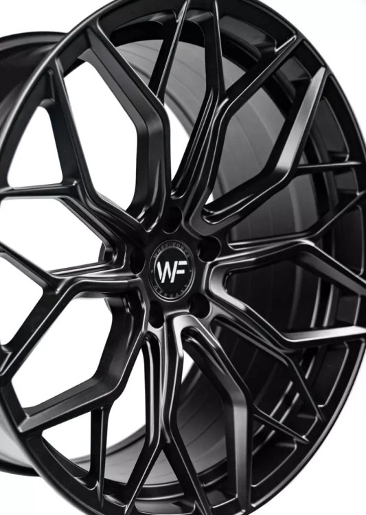 WHEELFORCE WHEELS MODEL: HE.1-FF 20X10.5 ET42 5X112 DEEP BLACK