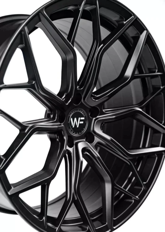 WHEELFORCE WHEELS MODEL: HE.1-FF 20X10.5 ET26 5X112 DEEP BLACK