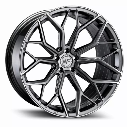 WHEELFORCE WHEELS MODEL: HE.1-FF 21X10.0 ET22 5X112 GLOSS STEEL