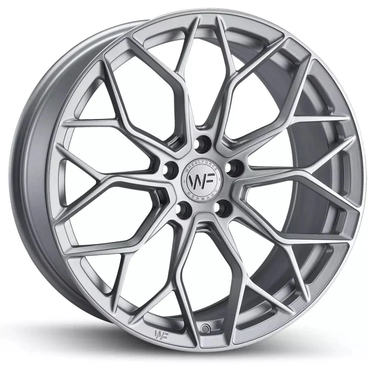 WHEELFORCE WHEELS MODEL: SL.1-FF 19X8.5 ET45 5X112 FROZEN SILVER