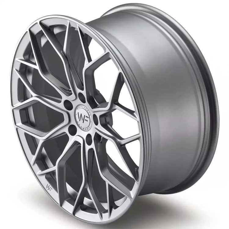 WHEELFORCE WHEELS MODEL: SL.1-FF 19X8.5 ET45 5X112 FROZEN SILVER