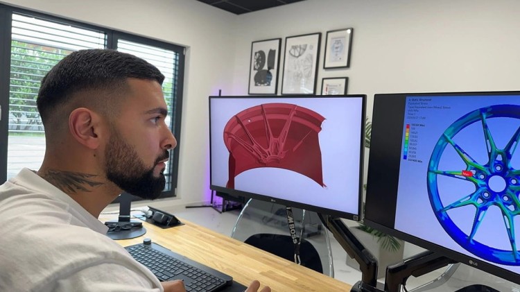 WHEELFORCE WHEELS MODEL: SL.1-FF 19X8.5 ET41 5X112 SATIN BRONZE