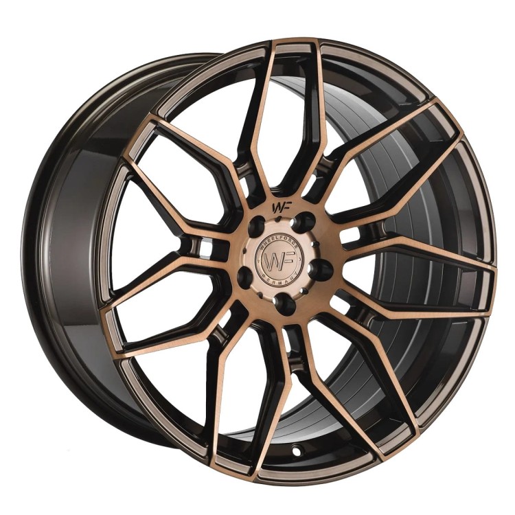 WHEELFORCE WHEELS MODEL: CF.2 FF 20X8.5 5X112 ET28 FC BRUSHED BRONZE
