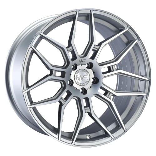 WHEELFORCE WHEELS MODEL: CF.2 FF 20X10 5X120 ET45 DC FROZEN CRYSTAL SILVER