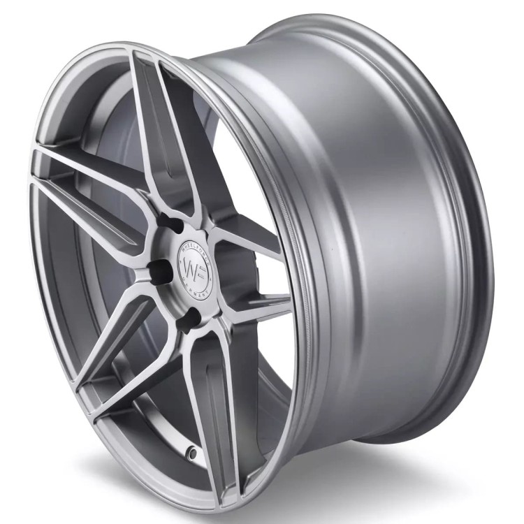 WHEELFORCE WHEELS MODEL: CF.1 RS 19X9.5 ET40 5X120 FROZEN SILVER
