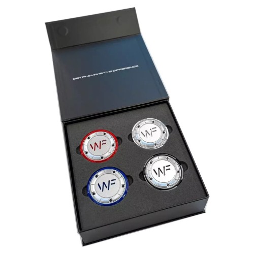 DEKIELKI DO FELG WHEELFORCE WF MULTIPIECE FORGED V3 CAP FROZEN SILVER