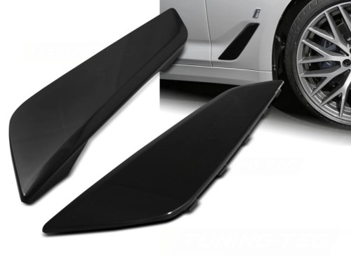 SPOILERY BŁOTNIKA GLOSSY BLACK BMW SERII 5 G30 G31 17-20