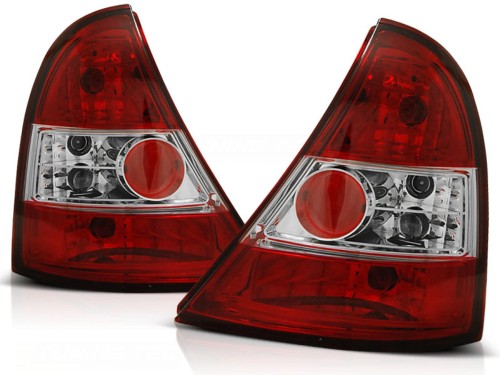 LAMPY TYLNE RENAULT CLIO II 09.98-05.01 RED WHITE