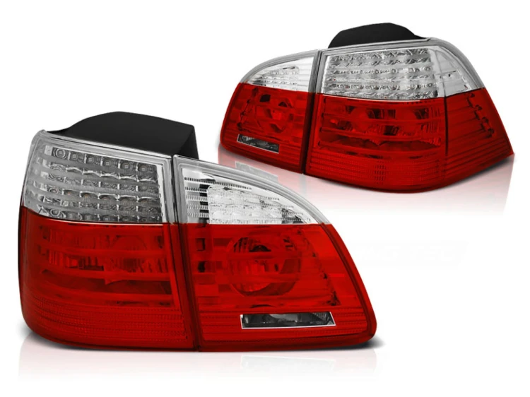 LAMPY TYLNE RED WHITE BMW SERII 5 E61 04-03.07 TOURING