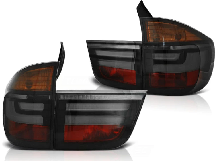 LAMPY TYLNE SMOKE BMW X5 E70 03.07-05.10 LED