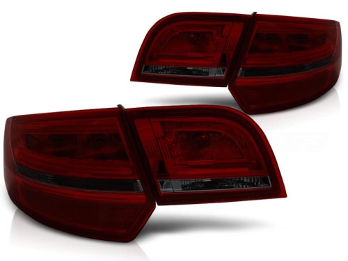 LAMPY TYLNE LED RED SMOKE AUDI A3 8P 04-08 SPORTBACK
