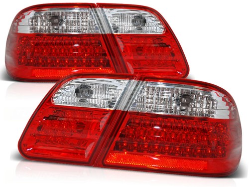 LAMPY DIODOWE MERCEDES W210 SEDAN 95-02 RED WHITE