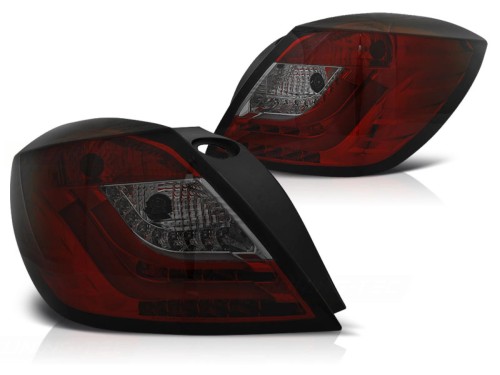 LAMPY TYLNE OPEL ASTRA H 03.04-09 3D RED SMOKE LED