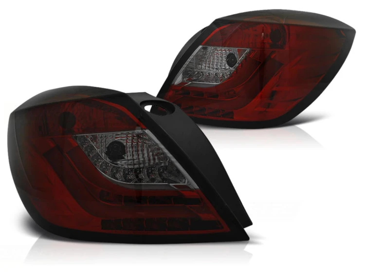 LAMPY TYLNE OPEL ASTRA H 03.04-09 3D RED SMOKE LED