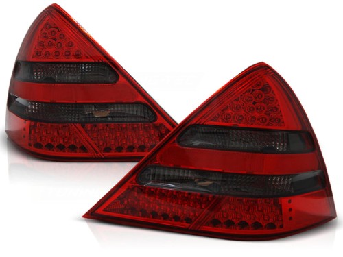 LAMPY DIODOWE MERCEDES R170 SLK 96-04 RED SMOKE