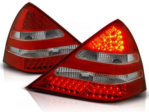 LAMPY DIODOWE MERCEDES R170 SLK 96-04 RED WHITE