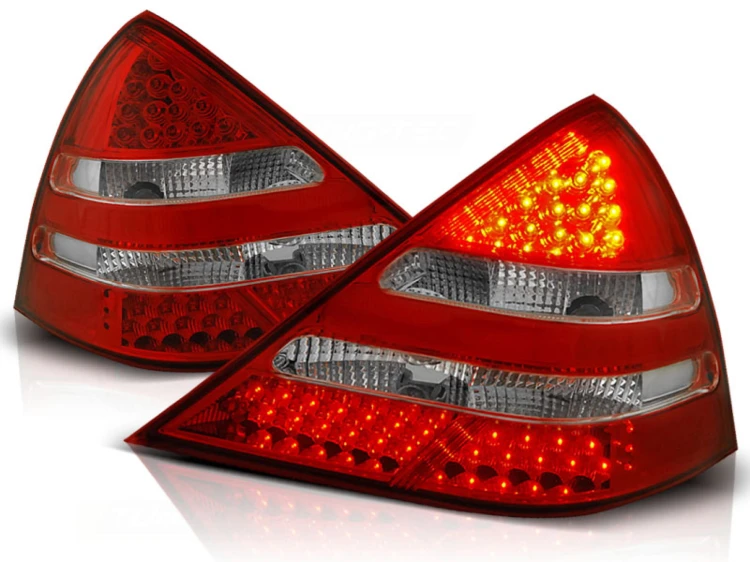 LAMPY DIODOWE MERCEDES R170 SLK 96-04 RED WHITE
