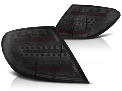 LAMPY DIODOWE MERCEDES C-KLASA W204 SEDAN 07-10R LED BAR SMOKE