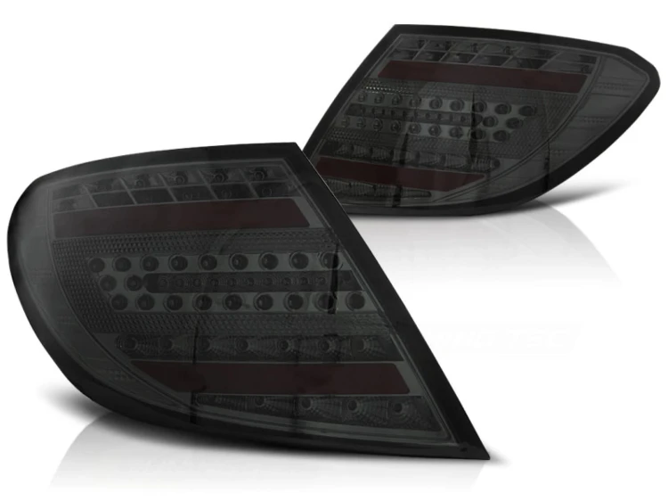 LAMPY DIODOWE MERCEDES C-KLASA W204 SEDAN 07-10R LED BAR SMOKE