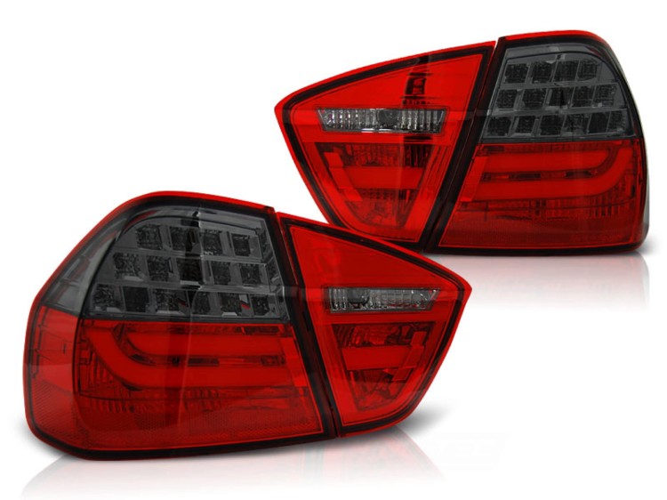 LAMPY TYLNE LED RED SMOKE BMW 3 SERII E90 03.05-08.08 SEDAN PRZEDLIFT
