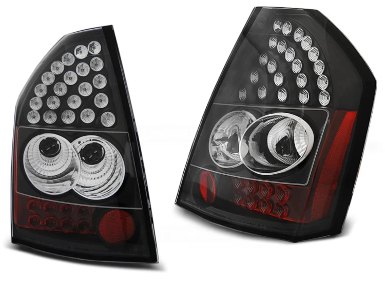 LAMPY TYLNE LED CHRYSLER 300C/300 08-10 BLACK