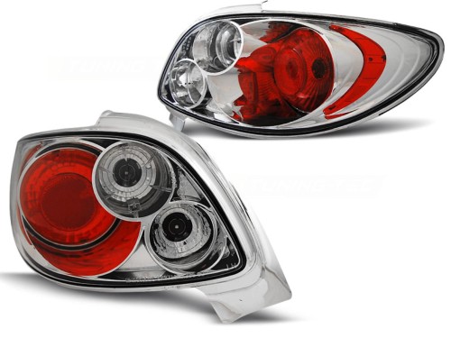 LAMPY TYLNE PEUGEOT 206 CC 10.98- CHROME