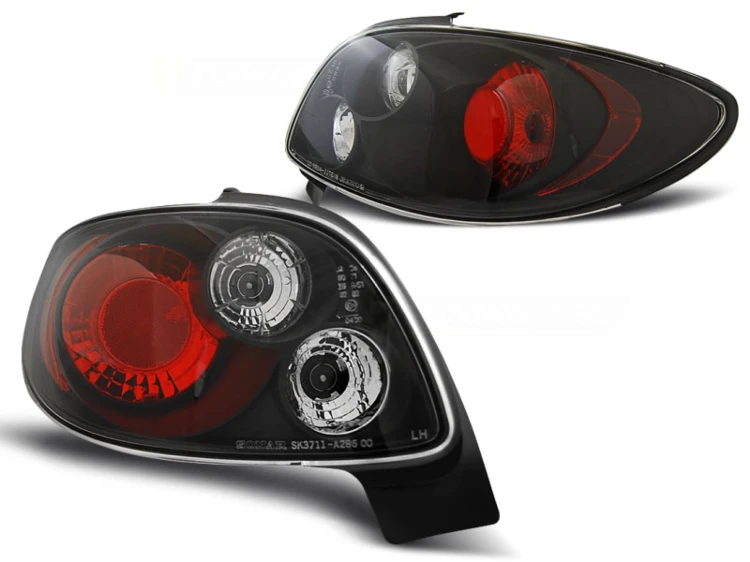 LAMPY TYLNE PEUGEOT 206 CC 10.98- BLACK